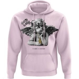 Hustle and Pray Purple Angel Hoodie Sweater